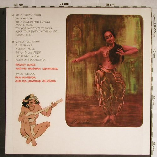 V.A.Aloha From Hawaii: Barney Isaacs..Pua Almeida, Polydor, Musterpl(184 013), D,vg+/self, 1964 - LP - H9093 - 4,00 Euro