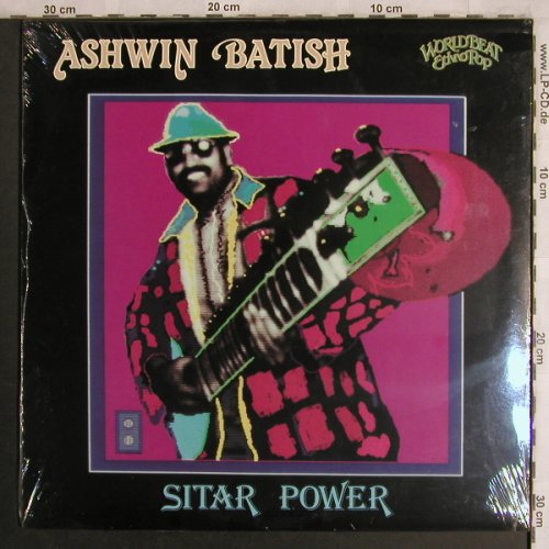 Batish,Ashwin: Sitar Power, FS-New, Shanachie(64004), CDN, co, 1986 - LP - X4432 - 7,50 Euro