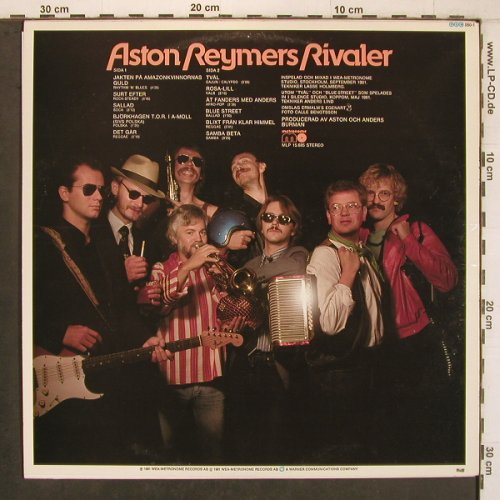 Aston Reymers Rivaler: Tvål, m-/vg+, Metronome(MLP 15.685), S, 1981 - LP - X8040 - 7,50 Euro