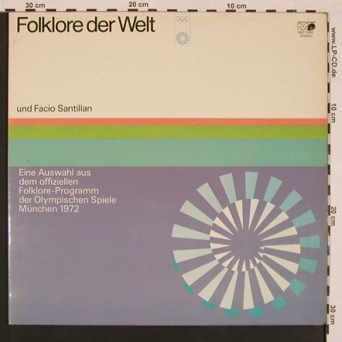V.A.Folklore der Welt: Auswahl Folkl.d Olymp. München 1972, Metronome(MLP 15432), D, Foc, co, 1972 - LP - X8672 - 5,00 Euro