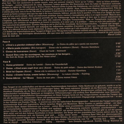 Farcas,Dumitru et Marcel Cellier: Taragot Et Orgue, Foc, m-/vg+, Disques Festival(FLD 654), F, 1980 - LP - X8863 - 7,50 Euro