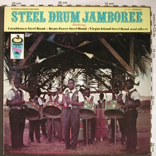 V.A.Steel Drum Jamboree: CasablSteel ,BruteForce , Virgin Is, Sounds of the Caribbean(SLP 728), US,  - LP - X9741 - 9,00 Euro