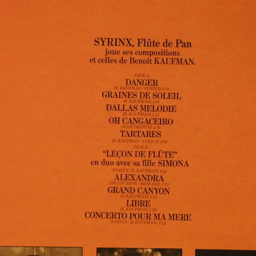 Syrinx et Simona: Lecon de Flute, Carrere(67 939), F, 1982 - LP - E8911 - 5,00 Euro