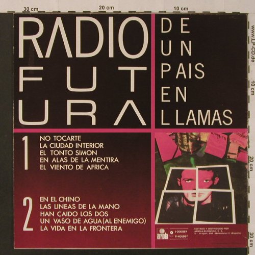 Radio Futura: De un pais en Llamas, vg+/m-, Ariola(I 206897), E, 1985 - LP - F4248 - 5,50 Euro