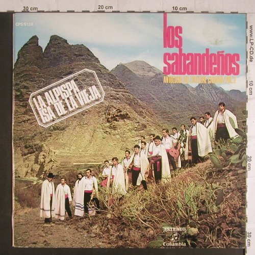 Los Sabandeños: Antologia del Folklore Canario,Vol2, Columbia(CPS 9159), E, 1977 - LP - F6300 - 7,50 Euro
