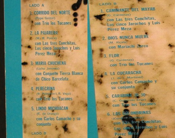 V.A.Musica Mexicana: Vol.3-Trio Los Tucanes...Perez Meza, Philips(15035), MEX,vg+/m-, 1971 - LP - H1554 - 7,50 Euro
