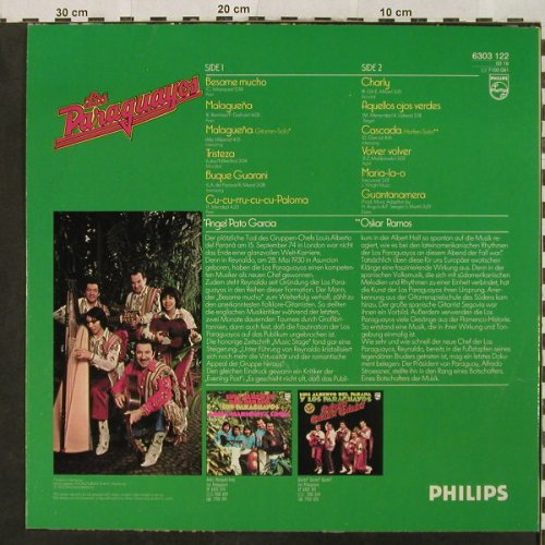 Los Paraguayos: Besame Mucho, Philips(6303 122), D, 1975 - LP - H4917 - 6,00 Euro