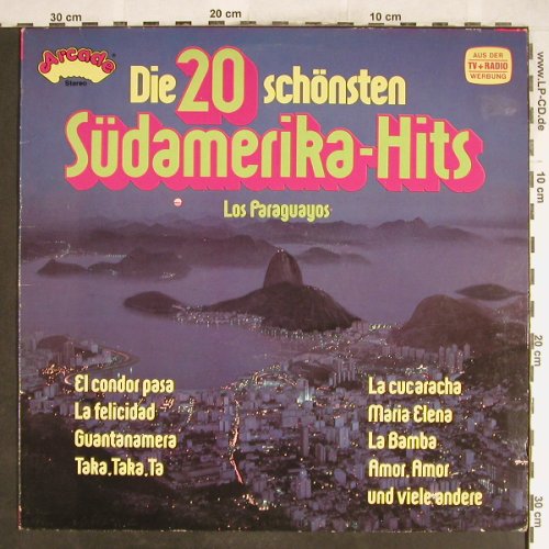 Los Paraguayos: Die 20 schönsten Südamerika-Hits, Arcade(ADE G 45), D, 1978 - LP - H6831 - 5,50 Euro