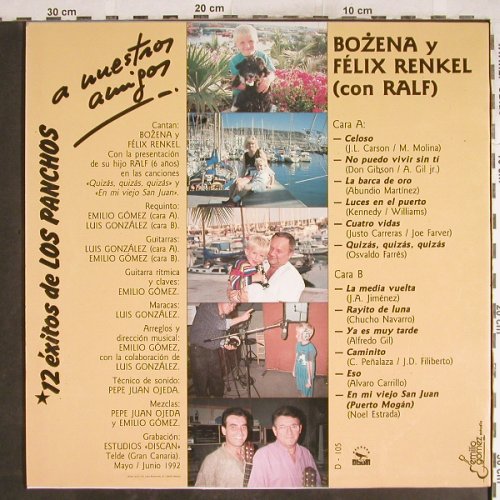Bozena y Felix Renkel (con Ralf): Same, sign., DisCan(D-105), E, 1992 - LP - H7548 - 6,00 Euro