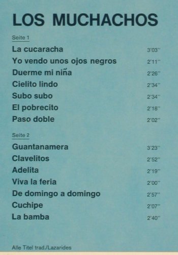 Los Muchachos: Fiesta in Acapulco, Europa (E 370), D Typ: LP Best.-Nr.: V2012 Preis: 6,00 Euro