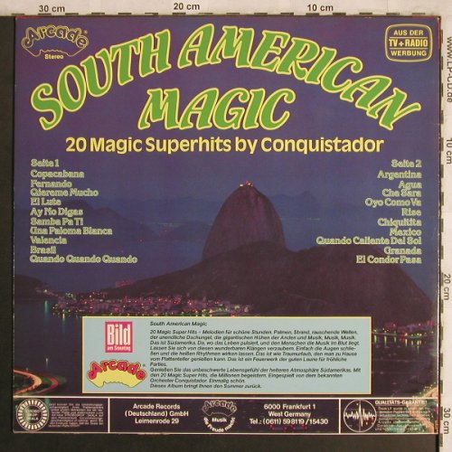 Conquistador: South American Magic(instrumental), Arcade(ADE G 111), D,  - LP - X4049 - 4,00 Euro