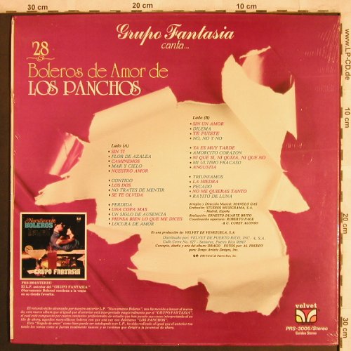 Los Panchos: 28 Boleros de Amor de, FS-New, Velvet(PRS-3006/ST.), PuertoRico, 1980 - LP - X4105 - 7,50 Euro
