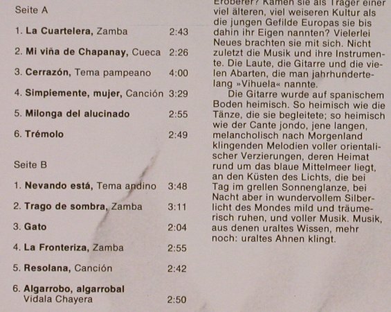 Falu,Eduardo: Argentina Folklore, Vol.2, m-/vg+, Aconcagua(A-3908), A, 1978 - LP - X5756 - 6,00 Euro