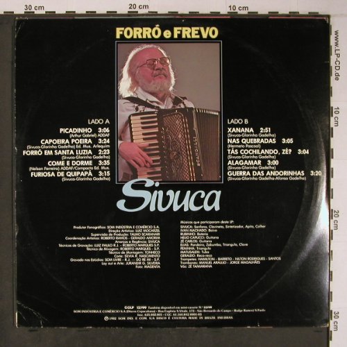 Sivuca: Forró e Frevo Vol.2, Copacabana(COLP-12799), Brasil, 1982 - LP - X6345 - 9,00 Euro