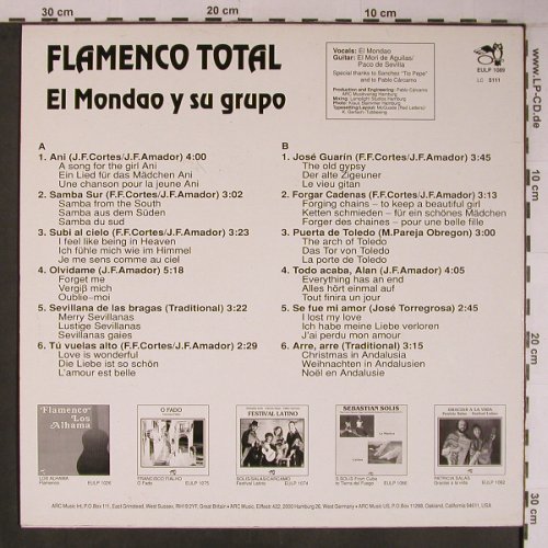 El Mondao y su grupo: Framenco Total, ARC Music(EULP 2089), D,  - LP - X6737 - 7,50 Euro