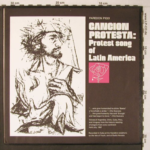 V.A.Cancion Protesta: Protest Song of Latin America, Paredon(P1001), US,vg+/vg+, 1970 - LP - X6986 - 6,00 Euro