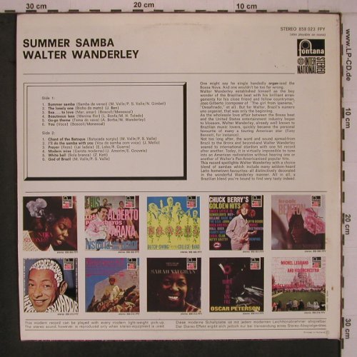 Wanderley,Walter: Brazilian Blend, Fontana(858 023 FPY), NL, 1967 - LP - X7910 - 20,00 Euro