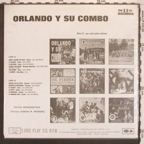 Orlando Y Su Combo: El Ritmo Inconfundible De Venezuela, Discomoda(DCM 532), Venezuela,  - LP - X8176 - 9,00 Euro