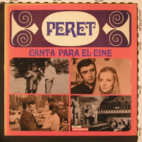 Peret: Canta Para El Cine, VG+/vg+, Vergara(7.192-H), E,  - LP - X8997 - 6,00 Euro