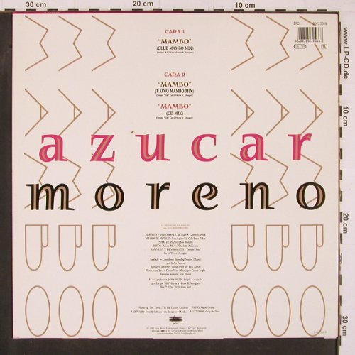 Azucar Moreno: Mambo*3, Epic(657256 6), NL, 1991 - 12inch - Y1394 - 3,00 Euro