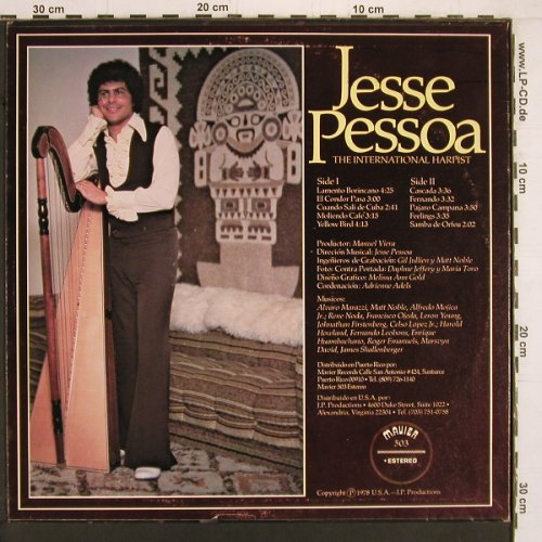 Pessoa,Jesse: The International Harpis, instrum., Mavier(503), PuertoRico, 1978 - LP - Y2016 - 9,00 Euro