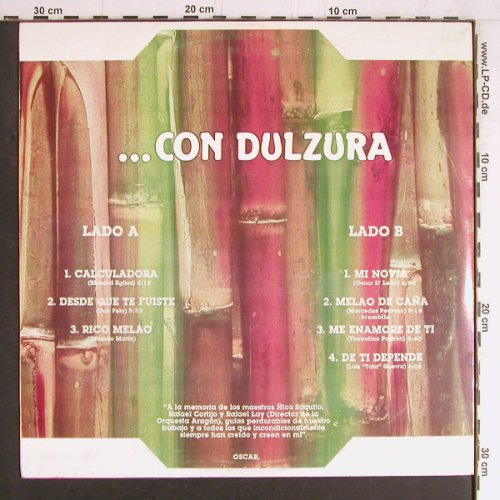 D'Leon,Oscar y su Orquesta: ...Con Dulzura, LDS(LD-1006), Cuba, 1983 - LP - Y3459 - 12,50 Euro