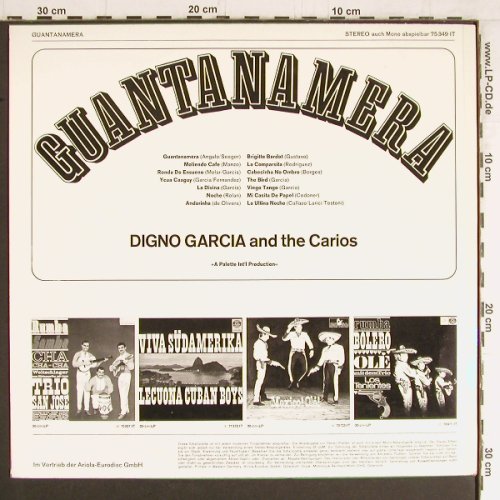 Garcia,Digno & The Carios: Guantanamera, Hansa(75 349 IT), D,  - LP - Y3542 - 7,50 Euro