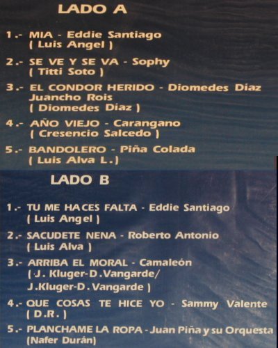 V.A.Exito Farma'89-Teobid: Eddie Santiago... Juan Pina..10 Tr., CBS(PEL-982030), Kolumbien, 1989 - LP - Y3915 - 7,50 Euro