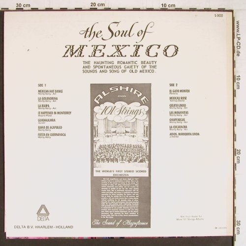 101 Strings: The Soul of Mexico, Alshire / Delta(S-5032), NL, 1974 - LP - Y5101 - 6,00 Euro