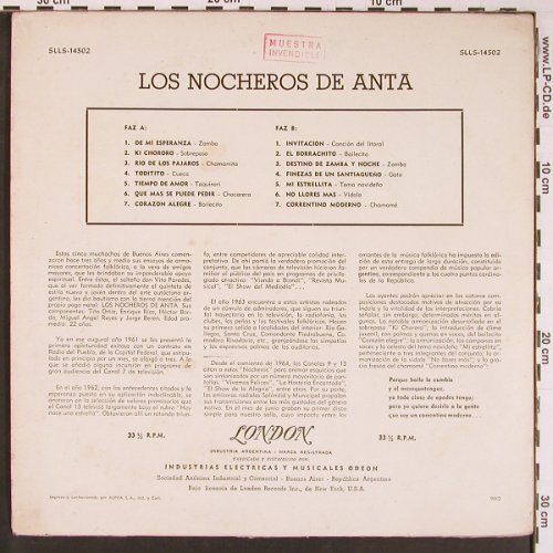 Los Nocheros de Anta: Same, London(SLLS-14502), Argentina,  - LP - Y582 - 7,50 Euro