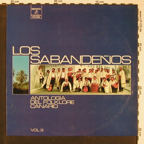 Los Sabandeños: Anthologia del Folklore Canario, Columbia(CPS 9286), E,  Vol.3, 1973 - LP - Y606 - 7,50 Euro