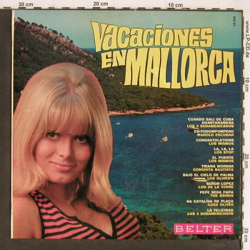 V.A.Vacaciones en Mallorca: porLos3 Sudameric. Brisks, Los Stop, Belter(22.230), E, 1968 - LP - Y7629 - 5,00 Euro