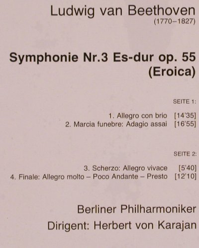 Beethoven,Ludwig van: Symphonie Nr.3,op.55 Eroica, FS-Neu, D.Gr. Resonance(2535 302), D,  - LP - K1006 - 9,00 Euro