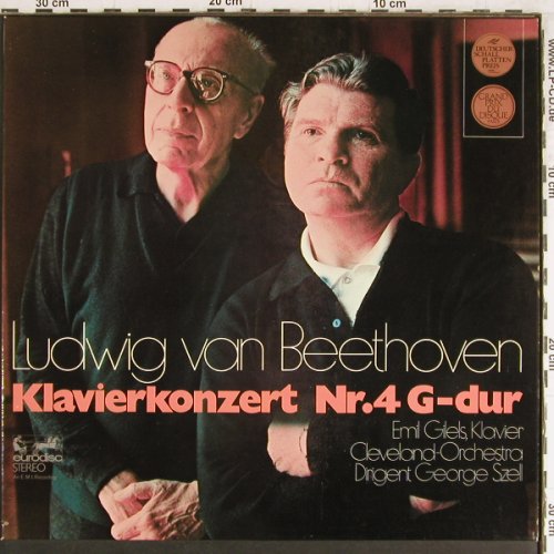 Beethoven,Ludwig van: Klavierkonzert Nr.4 G-dur,op.58, Eurodisc(80 975 MK), D, 1976 - LP - K1065 - 7,50 Euro