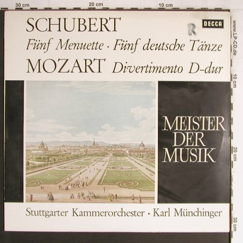 Schubert,Franz / Mozart: Fünf Menuette.. / Diversimento, Decca Meister der Musik(MD 1044), D, R stoc,  - LP - K1083 - 6,00 Euro