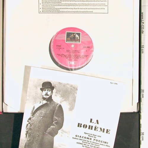 Puccini,Giacomo: La Boheme, Box, ital. Libretto, EMI(SLS 896), UK,  - 2LP - K1099 - 12,50 Euro