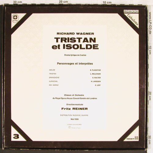 Wagner,Richard: Tristan und Isolde,Box, hist rec., Discoreale(DR 10027/30), F,  - 4LP - K1153 - 12,50 Euro