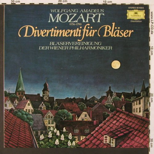 Mozart,Wolfgang Amadeus: Divertimenti für Bläser, Deutsche Grammophon(38 458 6), D, Club Ed, 1976 - LP - K116 - 6,00 Euro