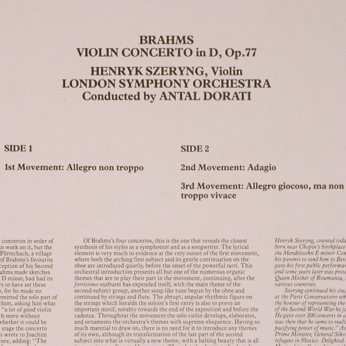 Brahms,Johannes: Violin Concerto in D, op.77, Contour Red Label(CC 7523), UK, Ri, 1981 - LP - K1211 - 7,50 Euro