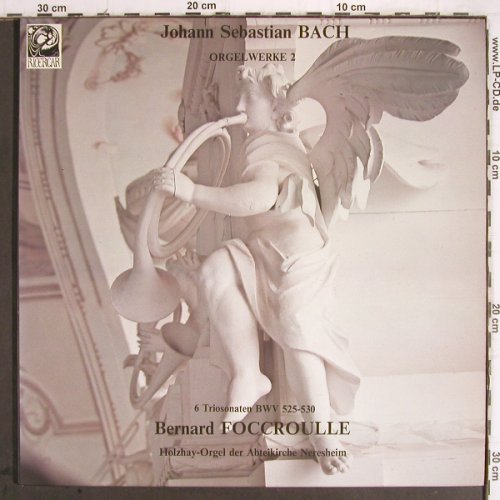 Bach,Johann Sebastian:&nbsp;Orgelwerke 2, 6 Triosonaten, Foc, Ricercar (RIC 018-19), F, 1983 Typ:&nbsp;2LP Best.-Nr.:&nbsp;K1230 Preis:&nbsp; 12,50 Euro