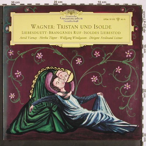 Wagner,Richard: Tristan und Isolde, Liebesduett..., D.Gr. (LPEM 19 193), D, 1966 Typ: LP Best.-Nr.: K1313 Preis: 9,00 Euro