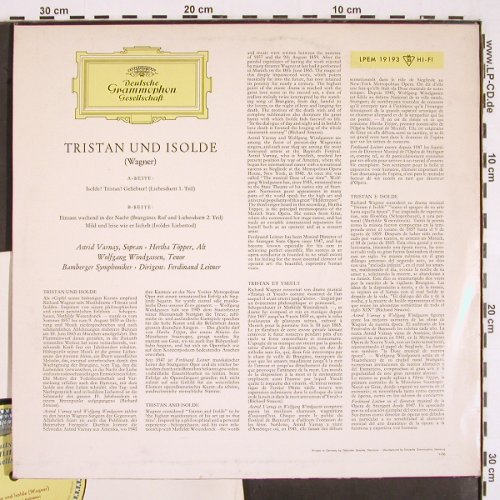 Wagner,Richard: Tristan und Isolde, Liebesduett..., D.Gr. (LPEM 19 193), D, 1966 Typ: LP Best.-Nr.: K1313 Preis: 9,00 Euro