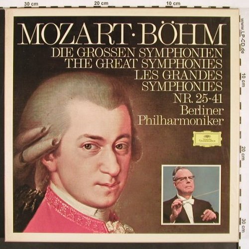Mozart,Wolfgang Amadeus: Die Grossen Sinfonien 25-41, Box, Deutsche Grammophon (2740 110), D Typ: 7LP Best.-Nr.: K1325 Preis: 25,00 Euro