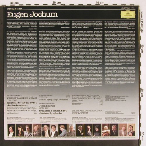 Mozart,Wolfgang Amadeus / Haydn: Symphonie No.41Jupiter/No.104London, D.Gr. Signature (2543 531), D, Ri Typ: LP Best.-Nr.: K1332 Preis: 6,00 Euro
