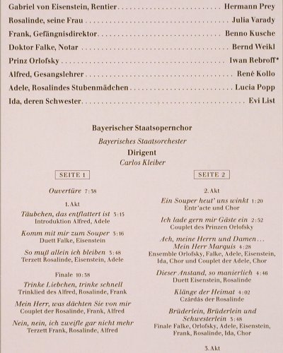 Strauß,Johann: Die Fledermaus, Club-Ed., D.Gr. (26 360-8), D, 1987 Typ: LP Best.-Nr.: K1340 Preis: 6,00 Euro