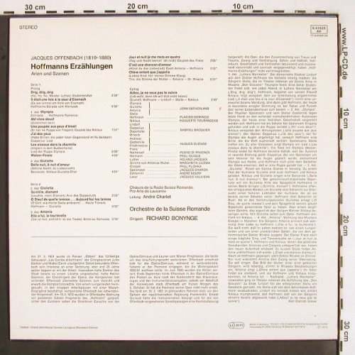 Offenbach,Jacques: Hoffmann's Erzählungen,Arien,Szenen, Decca Oper der Welt (6.41626 AN), D, 1972 Typ: LP Best.-Nr.: K1342 Preis: 6,00 Euro