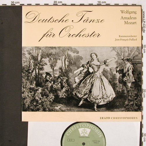 Mozart,Wolfgang Amadeus: Deutsche Tänze für Orchester, KV602, Christophorus(CLP 75 506), D, Mono,  - 10inch - K1350 - 6,00 Euro
