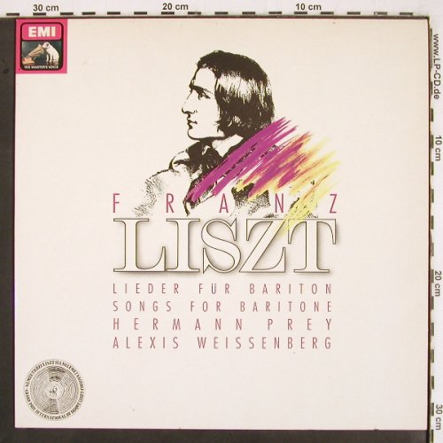 Liszt,Franz: Lieder für Bariton, EMI(29 0736 1), D/NL, 1979 - LP - K1355 - 7,50 Euro
