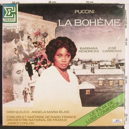 Puccini,Giacomo: La Boheme,Box, FS-New sealed, Erato/Air France (NUM 75450), F, 1988 Typ: 2LP Best.-Nr.: K1360 Preis: 17,50 Euro