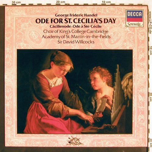 Händel,Georg Friedrich: Ode for St.Cecilia's Day, Decca Serenata (6.42754 BH), D, Ri, 1982 Typ: LP Best.-Nr.: K1371 Preis: 7,50 Euro